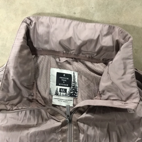 Spring or Fall Jacket (with built in hoody) by Kyodan, size L, color purple grey - Picture 5 of 11